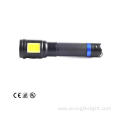 Aluminum Led Tactical Flashlight with COB floor light